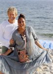 ibiza 24 juni 2017
Patty Brard met haar man Antoine de Vijver op ibiza