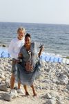 ibiza 24 juni 2017
Patty Brard met haar man Antoine de Vijver op ibiza