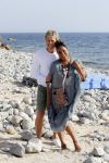 ibiza 24 juni 2017
Patty Brard met haar man Antoine de Vijver op ibiza
