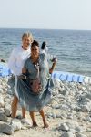 ibiza 24 juni 2017
Patty Brard met haar man Antoine de Vijver op ibiza