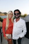 ibiza 23 juni 2017
Opening restarant club Xaxa van EWesley Sneijder en zijn vrouw Yolanthe Sneijder Cabau op eht strand van Cala Tarida. Peter v Merksteijn met vriendin