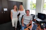 Harlingen, 25 Juni 2017
Piet Paulusma zijn huis en met zijn dochters en in aktie