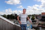 Harlingen, 25 Juni 2017
Piet Paulusma zijn huis en met zijn dochters en in aktie