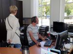 Harlingen, 25 Juni 2017
Piet Paulusma zijn huis en met zijn dochters en in aktie