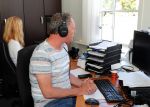 Harlingen, 25 Juni 2017
Piet Paulusma zijn huis en met zijn dochters en in aktie