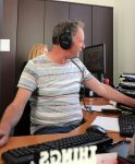 Harlingen, 25 Juni 2017
Piet Paulusma zijn huis en met zijn dochters en in aktie