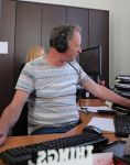 Harlingen, 25 Juni 2017
Piet Paulusma zijn huis en met zijn dochters en in aktie