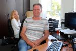 Harlingen, 25 Juni 2017
Piet Paulusma zijn huis en met zijn dochters en in aktie