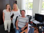 Harlingen, 25 Juni 2017
Piet Paulusma zijn huis en met zijn dochters en in aktie
