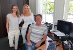 Harlingen, 25 Juni 2017
Piet Paulusma zijn huis en met zijn dochters en in aktie