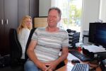 Harlingen, 25 Juni 2017
Piet Paulusma zijn huis en met zijn dochters en in aktie