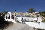 ibiza 23 juni 2017
Opening restarant club Xaxa van EWesley Sneijder en zijn vrouw Yolanthe Sneijder Cabau op eht strand van Cala Tarida.
