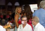 ibiza 23 juni 2017
Opening restarant club Xaxa van EWesley Sneijder en zijn vrouw Yolanthe Sneijder Cabau op eht strand van Cala Tarida. Rebecca Cabau v Kasbergen