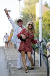 ibiza 23 juni 2017
Opening restarant club Xaxa van EWesley Sneijder en zijn vrouw Yolanthe Sneijder Cabau op eht strand van Cala Tarida. Sonja Bakker en haar man Jan Reus