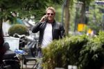 Amsterdam 28 juni 2017 
Thomas Berge bellend op straat