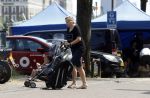 Amsterdam 19 juli 2017
Aupair Trijntje Oosterhuis met haar dochter