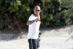 ibiza 23 juni 2017
Opening restarant club Xaxa van EWesley Sneijder en zijn vrouw Yolanthe Sneijder Cabau op eht strand van Cala Tarida.