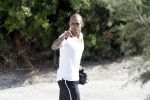 ibiza 23 juni 2017
Opening restarant club Xaxa van EWesley Sneijder en zijn vrouw Yolanthe Sneijder Cabau op eht strand van Cala Tarida.