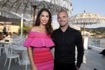 ibiza 23 juni 2017
Opening restarant club Xaxa van EWesley Sneijder en zijn vrouw Yolanthe Sneijder Cabau op eht strand van Cala Tarida.