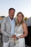 ibiza 23 juni 2017
Opening restarant club Xaxa van EWesley Sneijder en zijn vrouw Yolanthe Sneijder Cabau op eht strand van Cala Tarida.