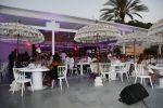 ibiza 23 juni 2017
Opening restarant club Xaxa van EWesley Sneijder en zijn vrouw Yolanthe Sneijder Cabau op eht strand van Cala Tarida.