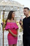 ibiza 23 juni 2017
Opening restarant club Xaxa van EWesley Sneijder en zijn vrouw Yolanthe Sneijder Cabau op eht strand van Cala Tarida.