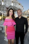 ibiza 23 juni 2017
Opening restarant club Xaxa van EWesley Sneijder en zijn vrouw Yolanthe Sneijder Cabau op eht strand van Cala Tarida.