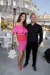 ibiza 23 juni 2017
Opening restarant club Xaxa van EWesley Sneijder en zijn vrouw Yolanthe Sneijder Cabau op eht strand van Cala Tarida.