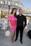 ibiza 23 juni 2017
Opening restarant club Xaxa van EWesley Sneijder en zijn vrouw Yolanthe Sneijder Cabau op eht strand van Cala Tarida.