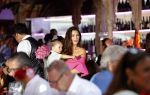 ibiza 23 juni 2017
Opening restarant club Xaxa van EWesley Sneijder en zijn vrouw Yolanthe Sneijder Cabau op eht strand van Cala Tarida.. yolanthe met zoon Xess Xava