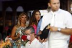 ibiza 23 juni 2017
Opening restarant club Xaxa van EWesley Sneijder en zijn vrouw Yolanthe Sneijder Cabau op eht strand van Cala Tarida.