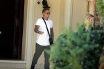 Marbella 26 juli 2018
Andre Hazes en zijn vriendin Monique en zoontje Dre vieren vakantie met Monique haar ouders in een villa van vrienden