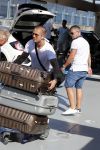 Marbella 26 juli 2018
Andre Hazes en zijn vriendin Monique en zoontje Dre vieren vakantie met Monique haar ouders in een villa van vrienden