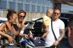 Marbella 26 juli 2018
Andre Hazes en zijn vriendin Monique en zoontje Dre vieren vakantie met Monique haar ouders in een villa van vrienden