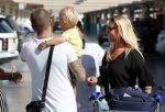 Marbella 26 juli 2018
Andre Hazes en zijn vriendin Monique en zoontje Dre vieren vakantie met Monique haar ouders in een villa van vrienden