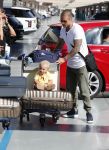 Marbella 26 juli 2018
Andre Hazes en zijn vriendin Monique en zoontje Dre vieren vakantie met Monique haar ouders in een villa van vrienden
