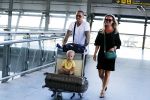 Marbella 26 juli 2018
Andre Hazes en zijn vriendin Monique en zoontje Dre vieren vakantie met Monique haar ouders in een villa van vrienden