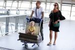 Marbella 26 juli 2018
Andre Hazes en zijn vriendin Monique en zoontje Dre vieren vakantie met Monique haar ouders in een villa van vrienden