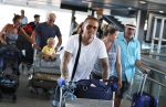 Marbella 26 juli 2018
Andre Hazes en zijn vriendin Monique en zoontje Dre vieren vakantie met Monique haar ouders in een villa van vrienden