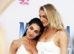 Amsterdam 17 juli 2018
Premiere Mamma mia in Tuschinski. Anna Nooshin met Jessie Jazz Vuijk