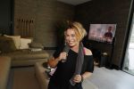 Utrecht 17 juli 2018
Antje Monteiro fitness video s in haar huis.