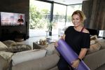 Utrecht 17 juli 2018
Antje Monteiro fitness video s in haar huis.