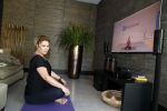 Utrecht 17 juli 2018
Antje Monteiro fitness video s in haar huis.