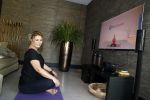 Utrecht 17 juli 2018
Antje Monteiro fitness video s in haar huis.
