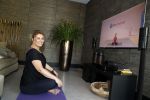 Utrecht 17 juli 2018
Antje Monteiro fitness video s in haar huis.