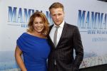 Amsterdam 17 juli 2018
Premiere Mamma mia in Tuschinski.  Antje Monteiro en Josh Dylan