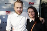 Amsterdam 14 juli 2018
25 jaar boom boom chicago in Carre. Arjan Lubach met vriendin