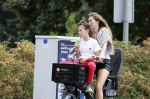 Amsterdam 9 juli 2018
Beertje v Beers met dochter op de fiets.