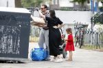 Amsterdam 14 juli 2018
Caro Emerald met haar vriend en kinderen