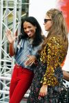 Amsterdam 30 juli 2018
Premiere Mission Impossible in Pathe Arena. Cloe Leenheer met een kennis
